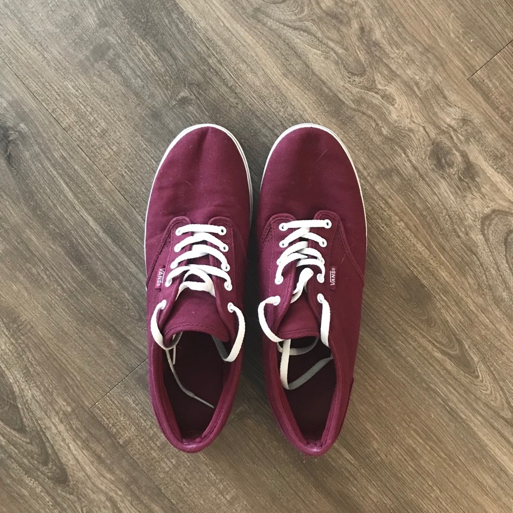 Vans- maroon color